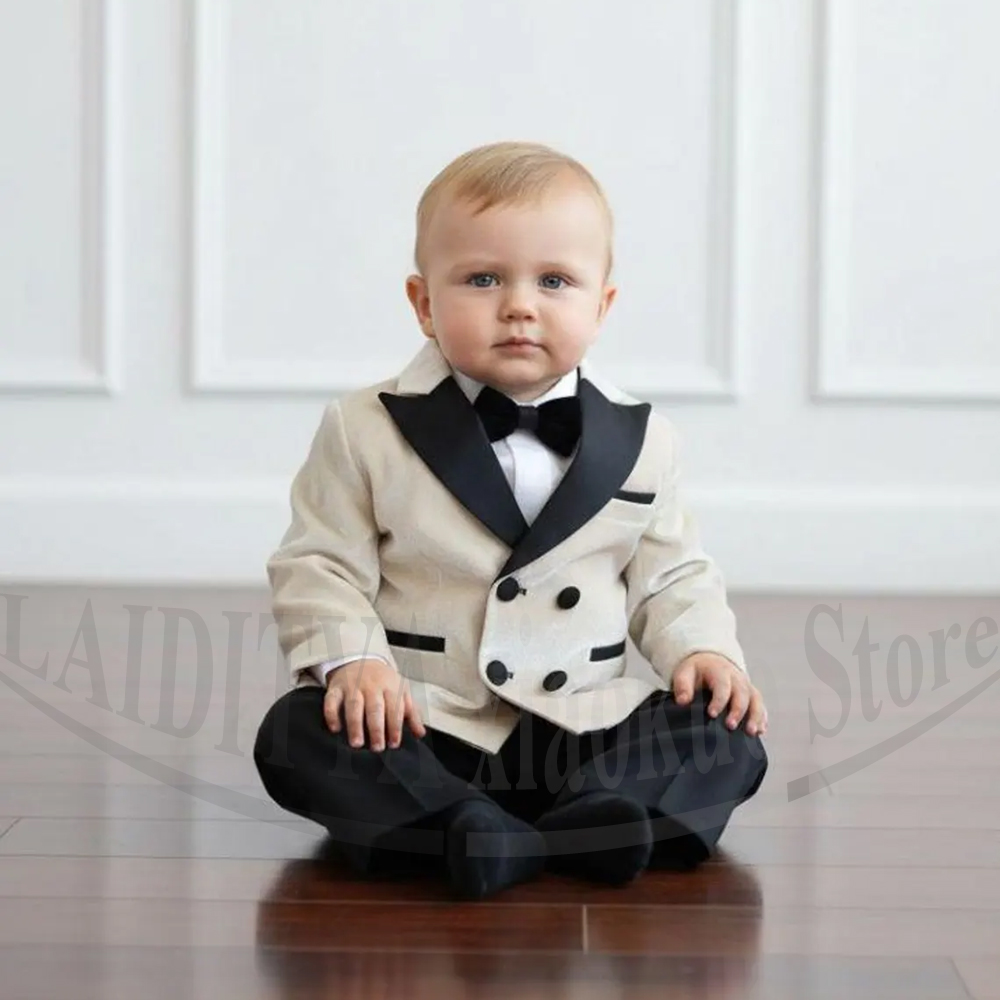 Baby Boy Suit Set Baptism - Traje de 2 Piezas para Bebé