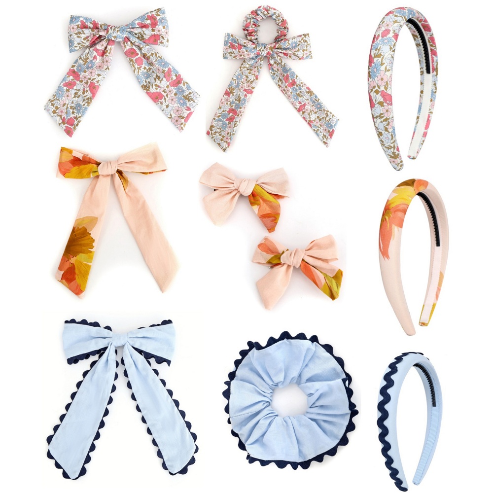 Baby Gear - Diadema tejida con lazo de flores