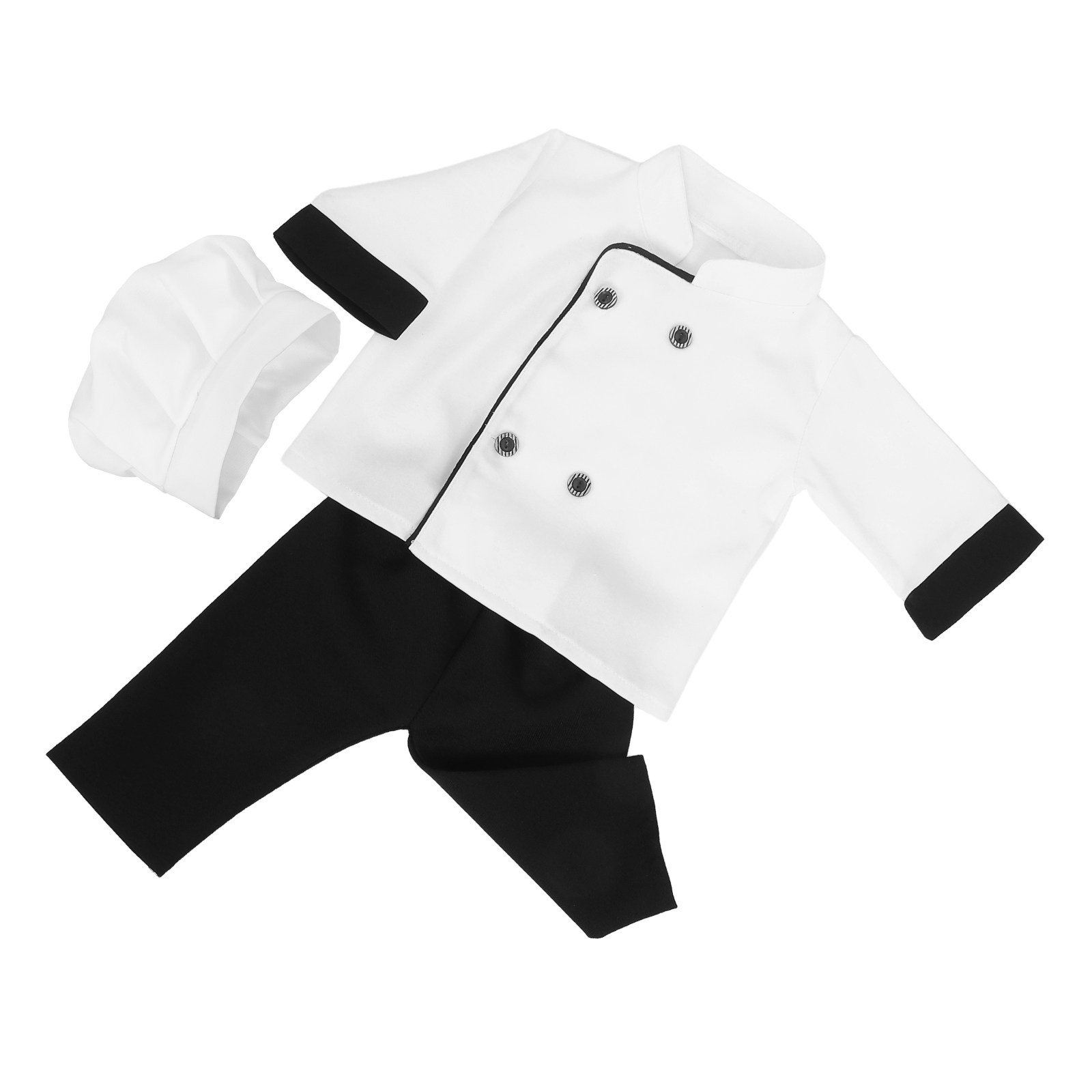 Infant Photography Props Outfit - 1 Conjunto de Disfraz de Chef