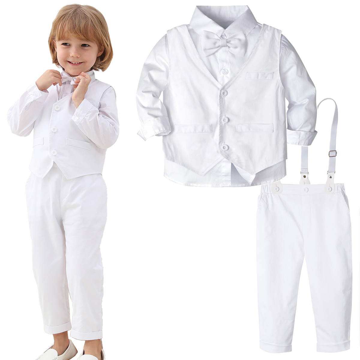 Baby Boy Suit Set Baptism - Traje de bautizo para bebé, de