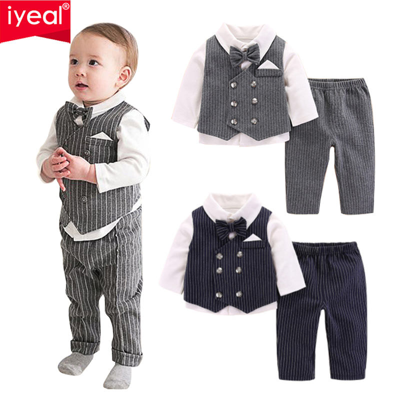 Baby Boy Suit Set Baptism - IYEAL Conjunto de traje de bautismo