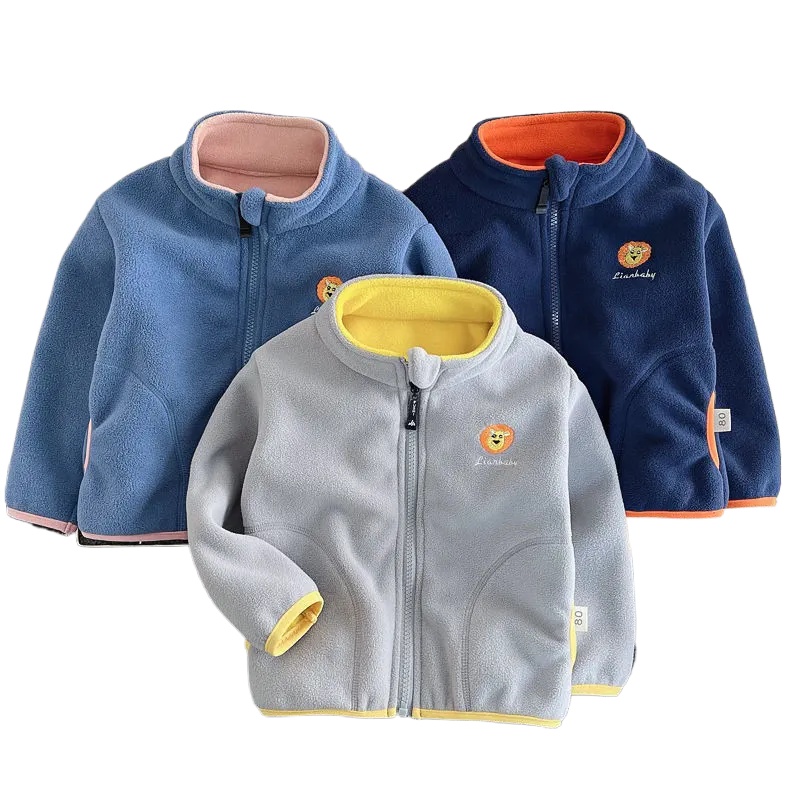 Toddler Boy Winter Fleece Jacket - Nueva chaqueta cárdigan de lana Polar