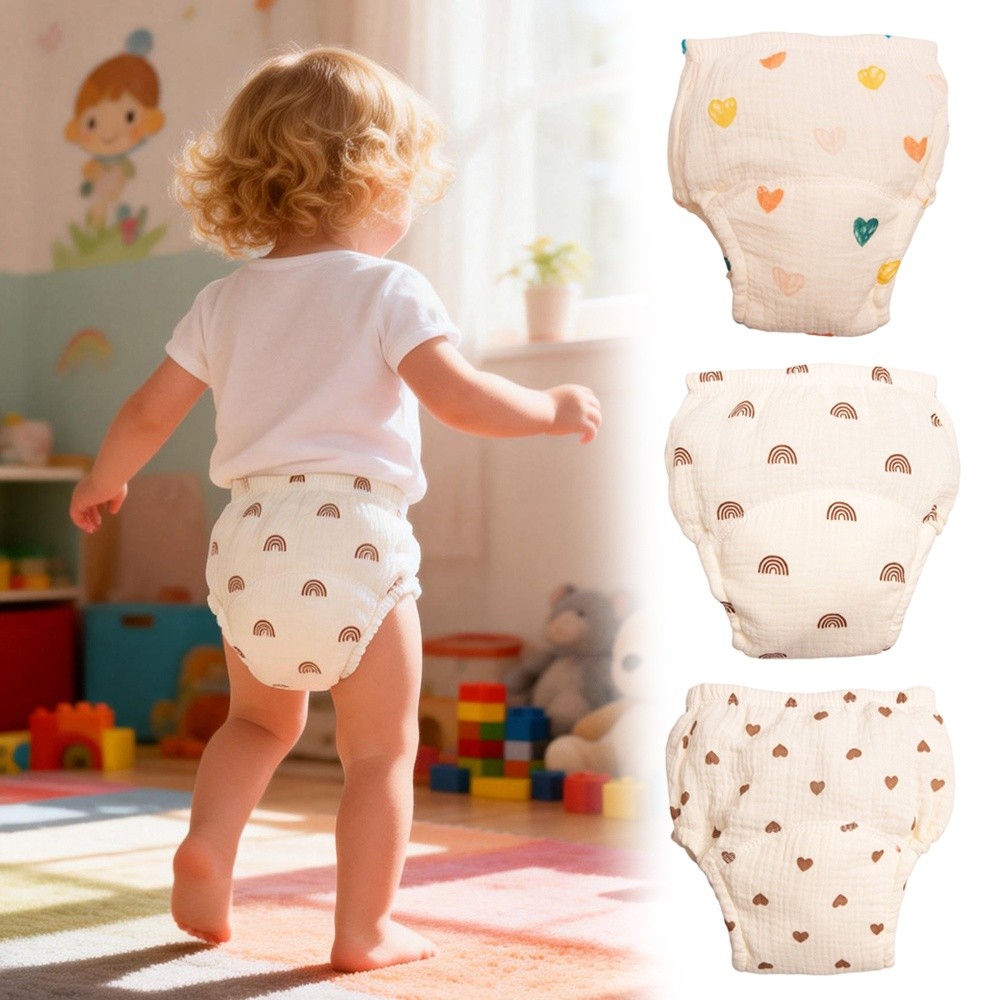 Toddler Training Pants Leak Proof - Pañales de Entrenamiento de Gasa de