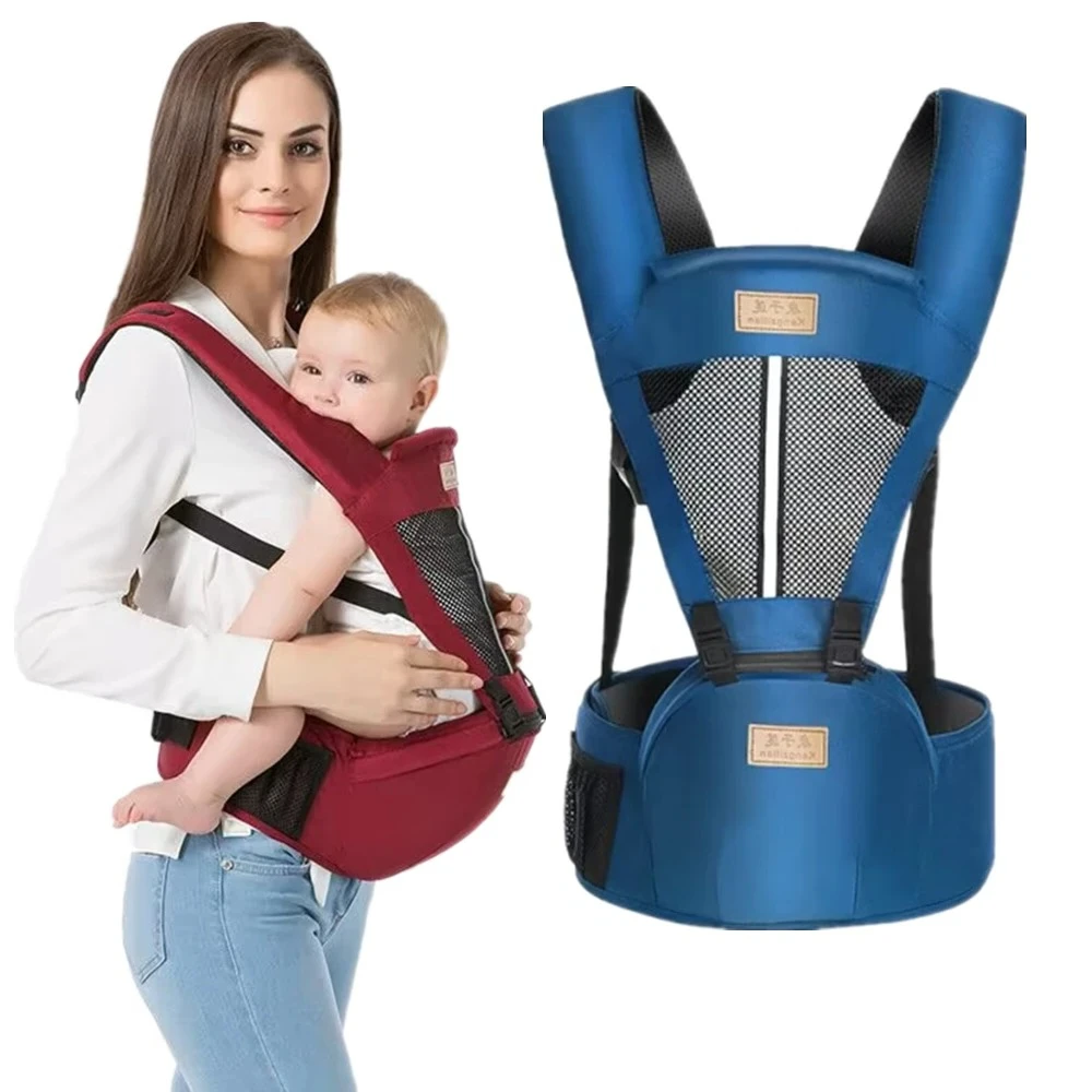 Ergonomic Baby Carrier Newborn To Toddler - Portabebés Multifuncional Ergonómico, Asiento de Cintura