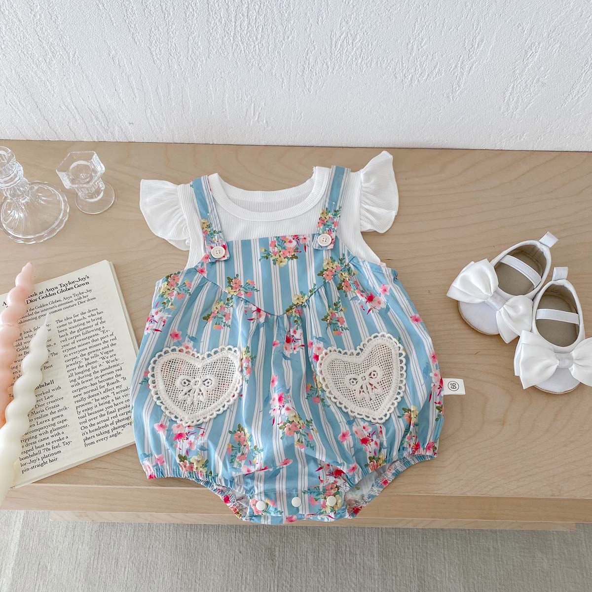 Newborn Baby Girl Romper Floral - Ropa para recién nacidos, Body para