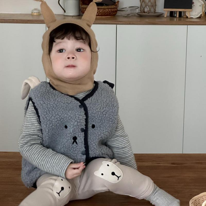 Toddler Boy Winter Fleece Jacket - 2025 invierno nuevo bebé sin mangas