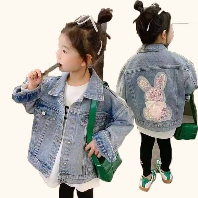 Baby Clothes - Abrigo vaquero para niñas, chaqueta de