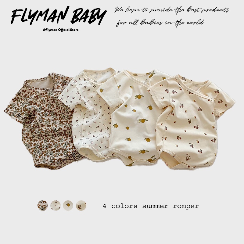 Newborn Baby Girl Romper Floral - Pelele para bebé recién nacido, niña