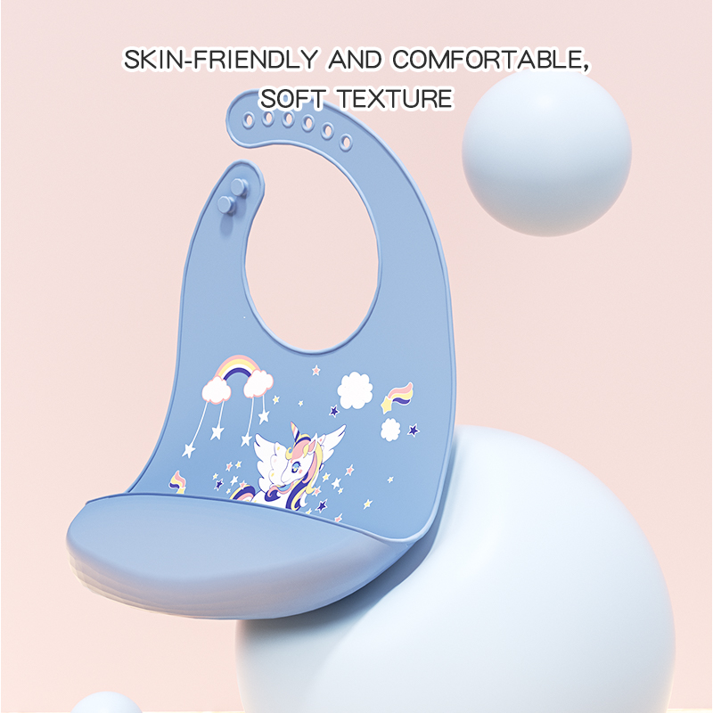 Waterproof Baby Bibs Silicone - Baberos de Silicona para Bebés y