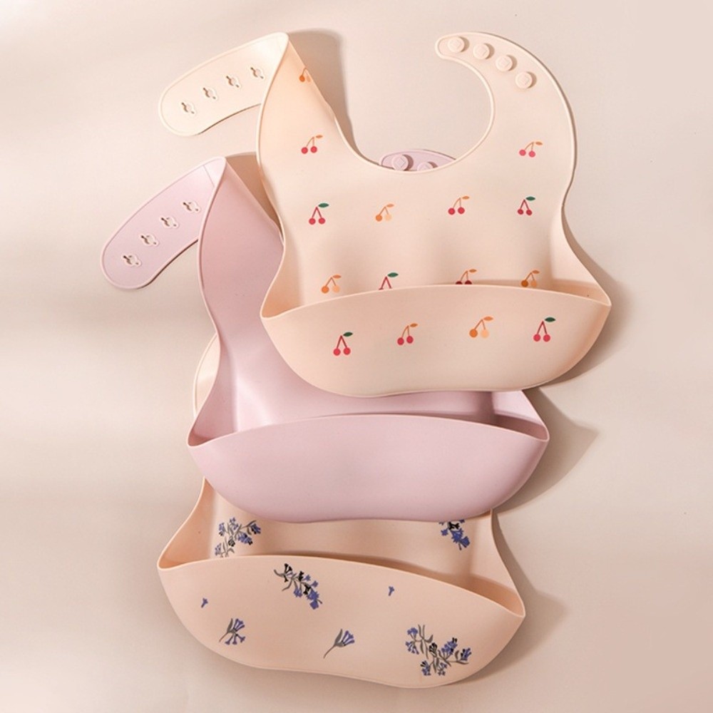 Waterproof Baby Bibs Silicone - Nuevo Babero de Silicona para Bebés,