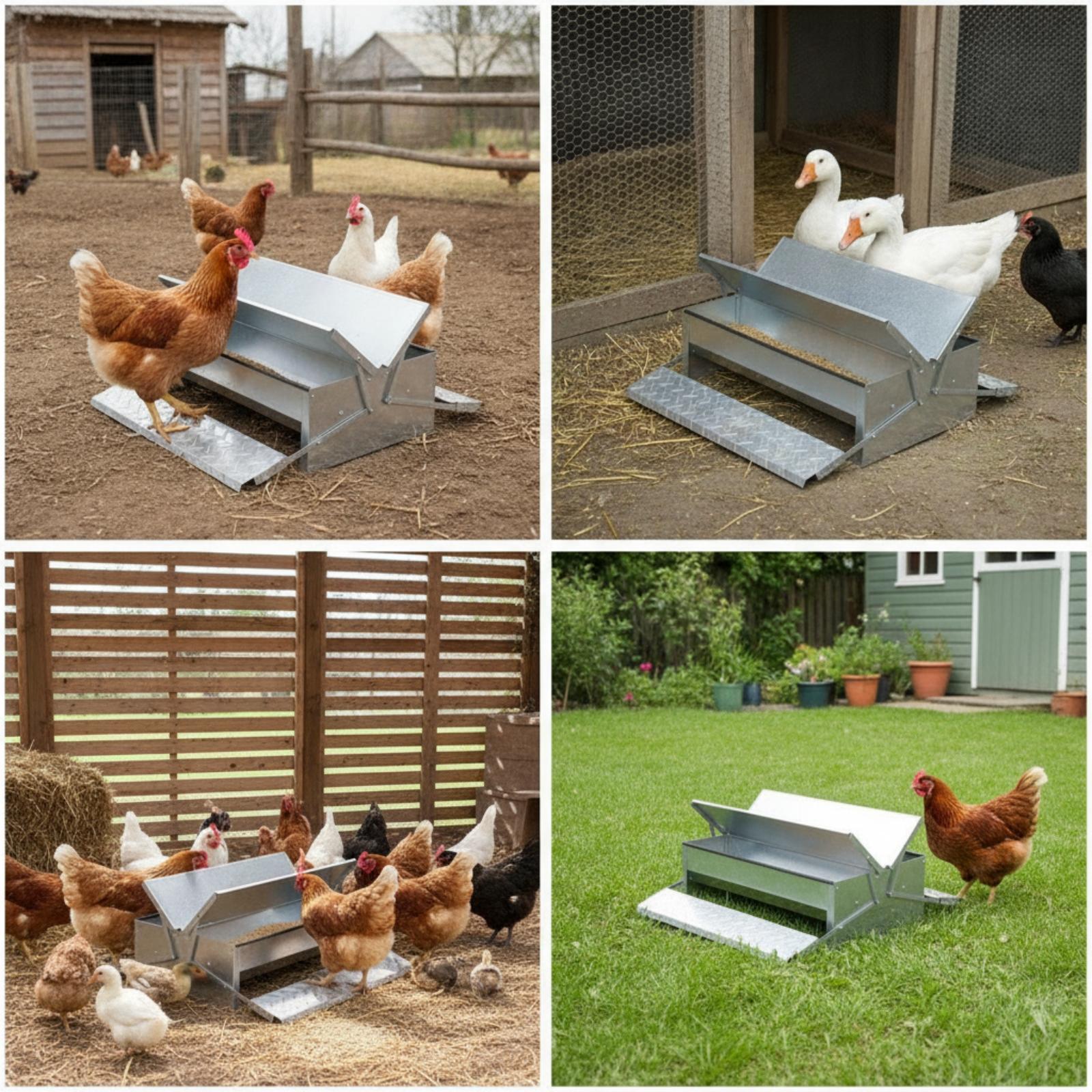 Feeding - Comedero Automático para Aves de Corral,