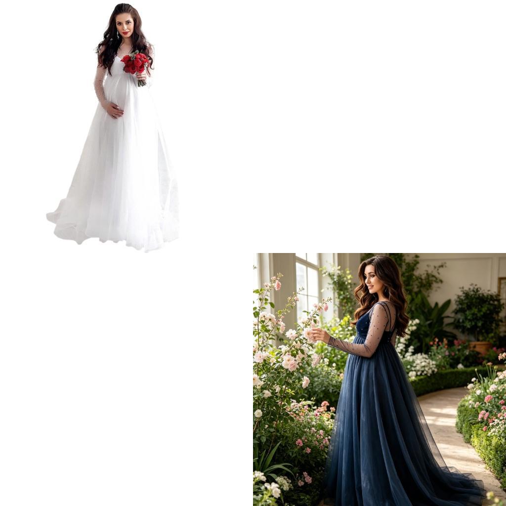 Maternity Wear - Vestido premamá elegante XXFE con inserción