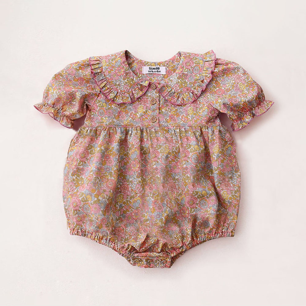 Ropa de Verano para Bebés Reci - Newborn Baby Girl Romper Floral reseña y precio