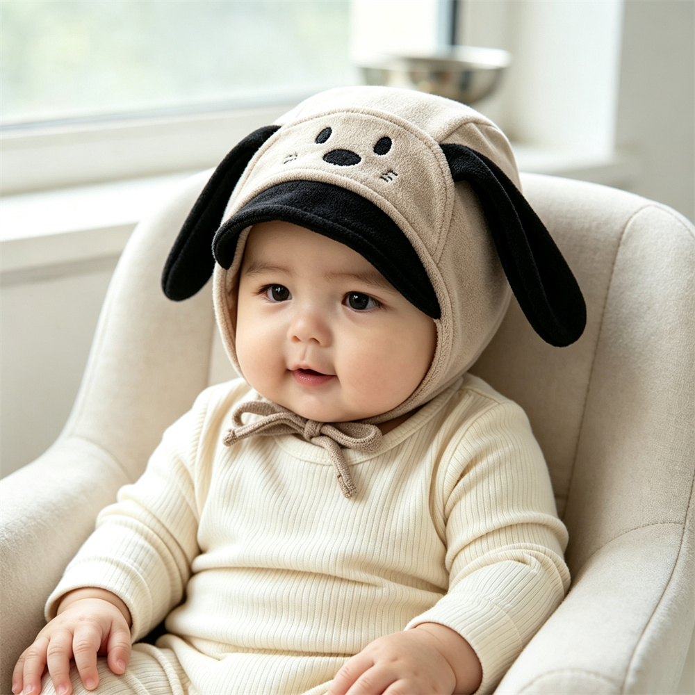 Gorro de algodón con orejas de - Infant Beanie Hat With Ears reseña y precio