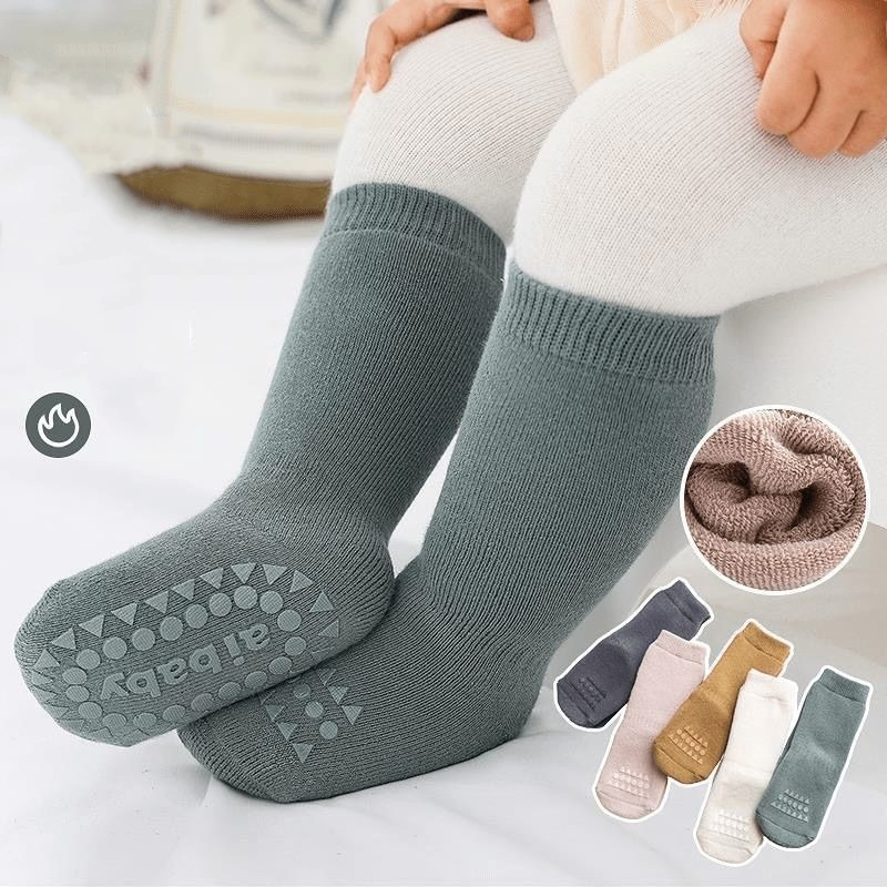 Calcetines gruesos de suelo pa - Unisex Baby Socks Non Slip reseña y precio