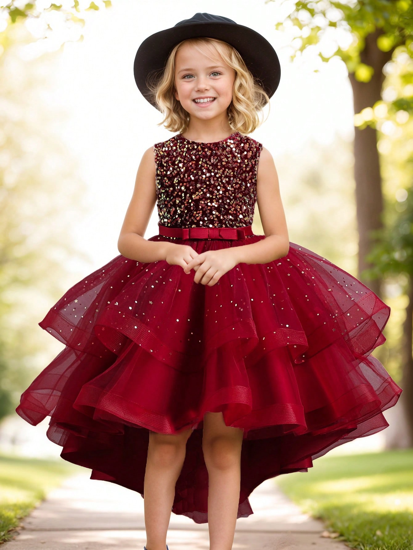 Vestido de Princesa con Lentej - Toddler Girl Tulle Party Dress reseña y precio