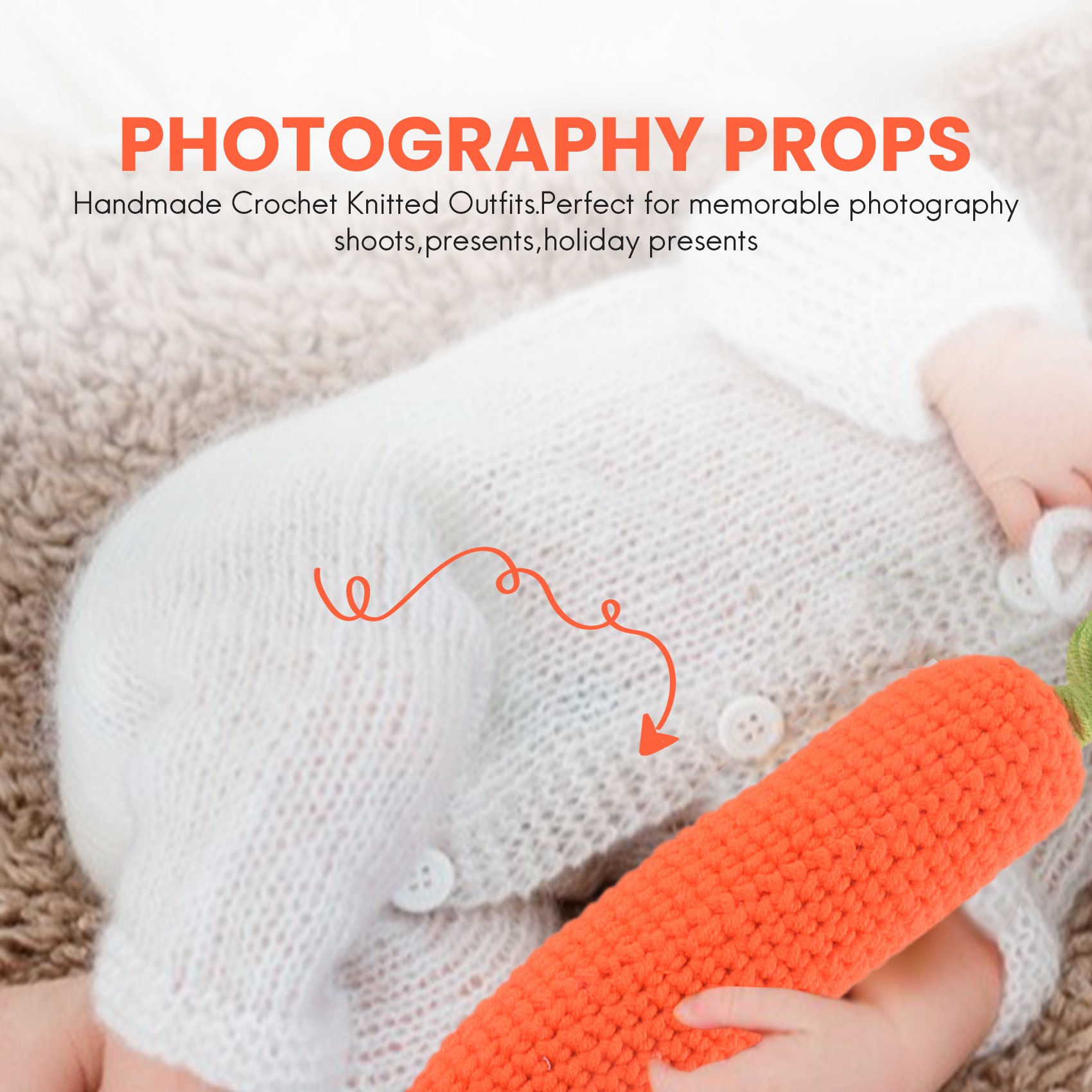 ABJA-Atuendos de punto para fo - Infant Photography Props Outfit reseña y precio
