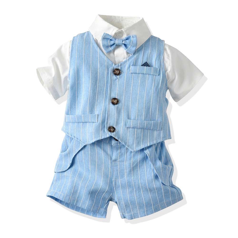 Traje de caballero británico p - Baby Boy Suit Set Baptism reseña y precio