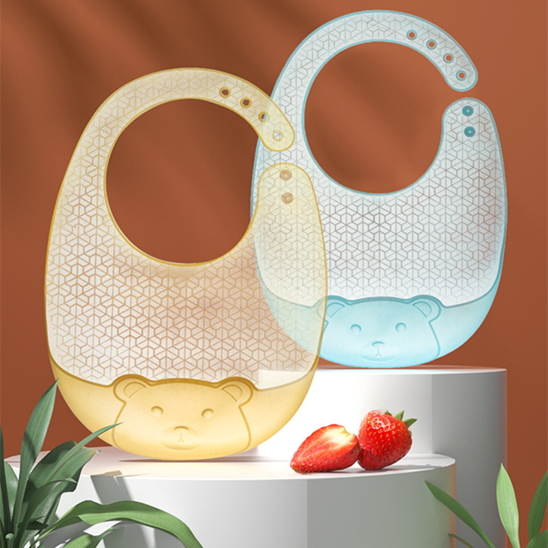 Babero para comer para bebé, b - Waterproof Baby Bibs Silicone reseña y precio