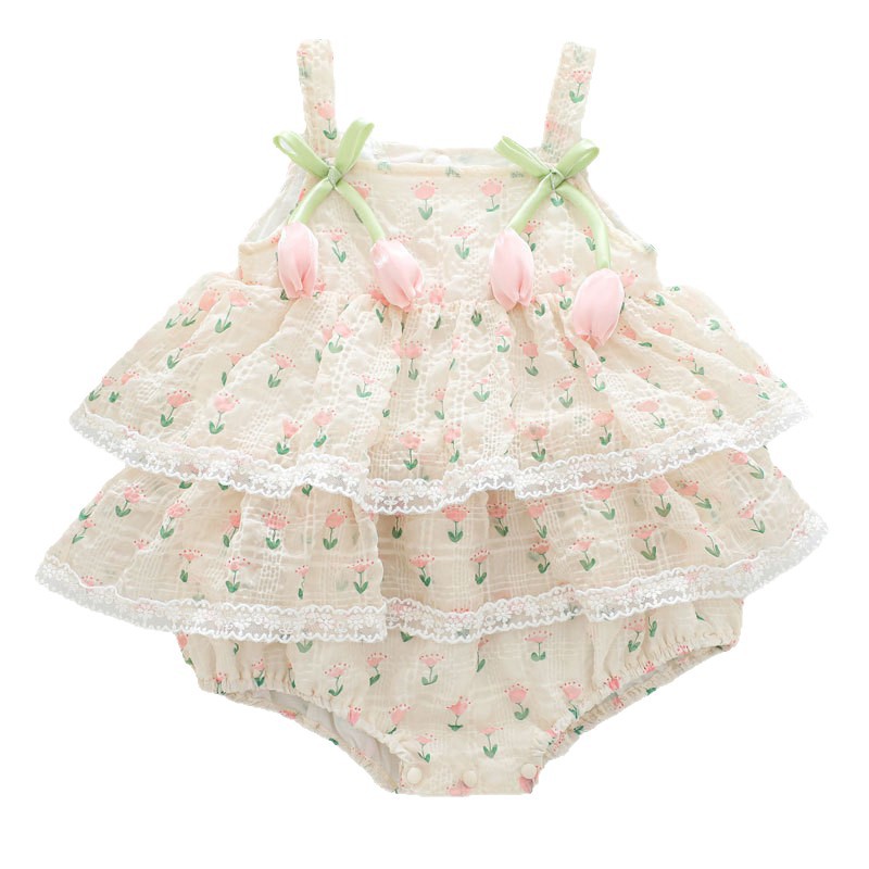 Body de Verano para Bebé Niña  - Newborn Baby Girl Romper Floral reseña y precio