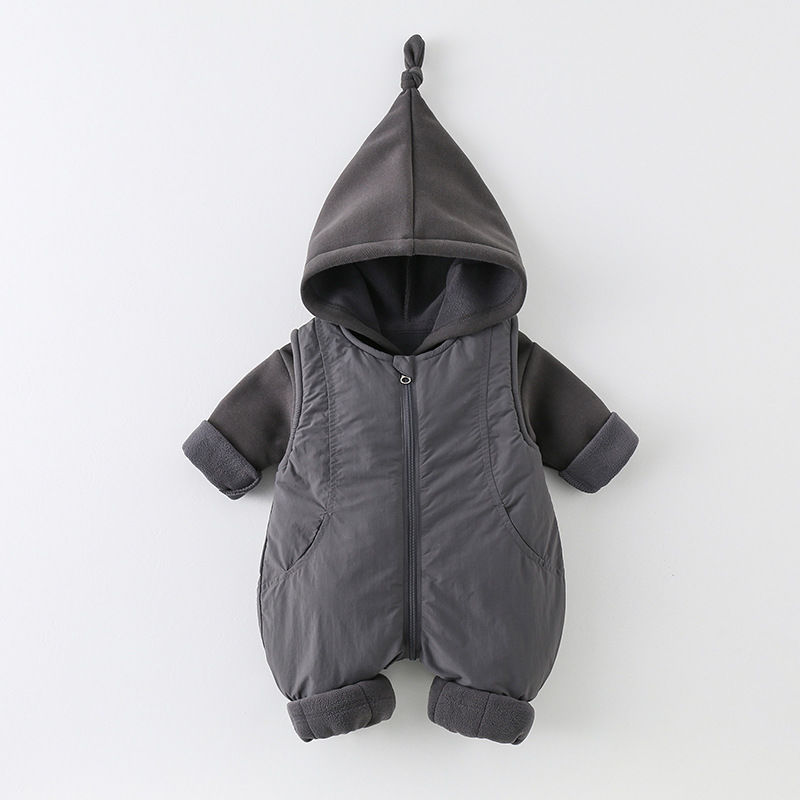 Pelele de algodón grueso para  - Cotton Baby Onesies Zipper reseña y precio