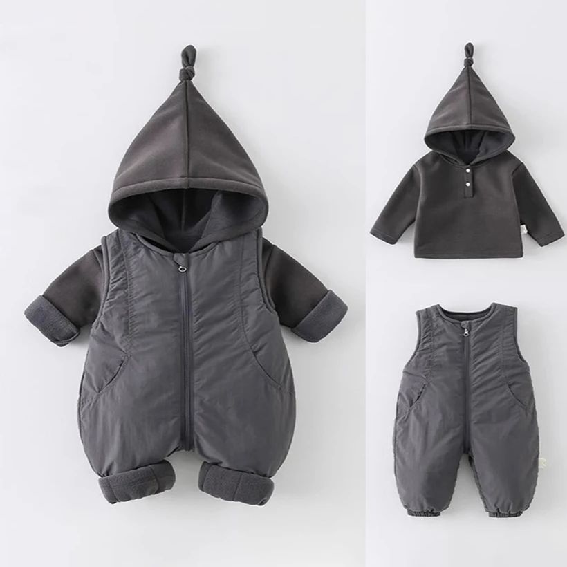 Pelele de algodón grueso para  - Cotton Baby Onesies Zipper reseña y precio