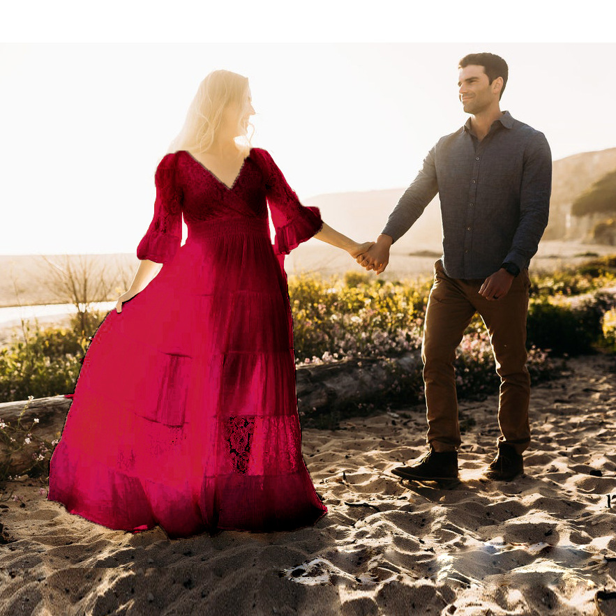 Vestido Maxi de Maternidad Eur - Maternity Wear reseña y precio