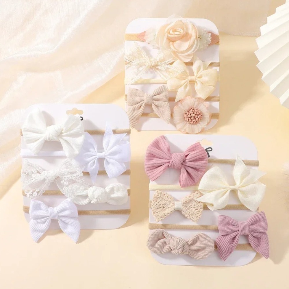 Diadema con lazo de encaje y f - Baby Gear reseña y precio