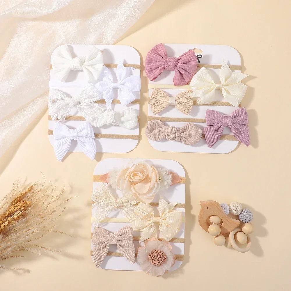 Diadema con lazo de encaje y f - Baby Gear reseña y precio