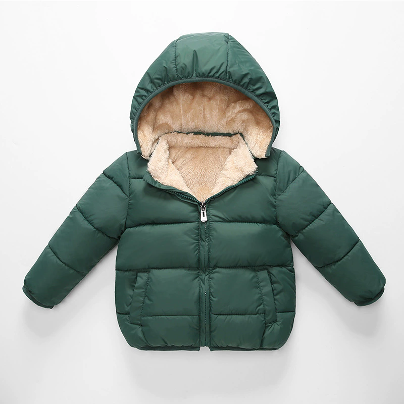 Chaqueta acolchada con capucha - Toddler Boy Winter Fleece Jacket reseña y precio
