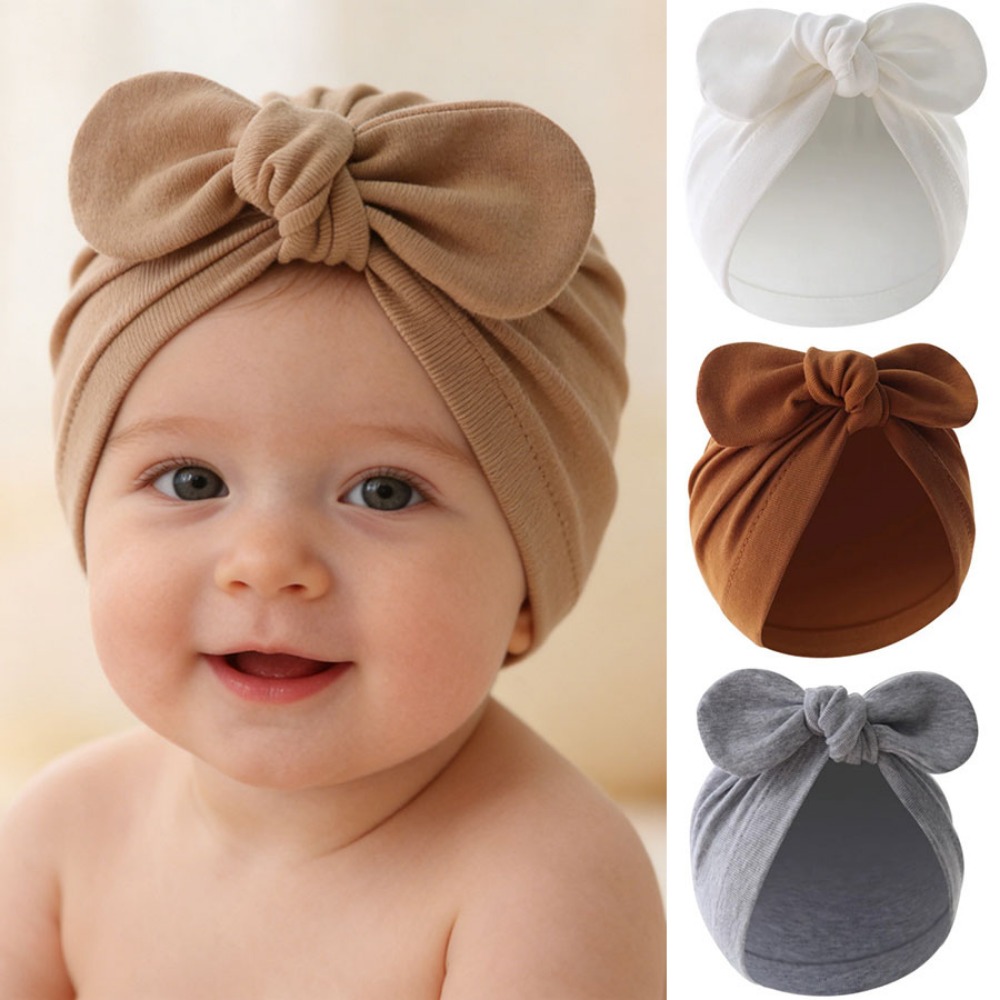 Lindo gorro turbante con oreja - Infant Beanie Hat With Ears reseña y precio