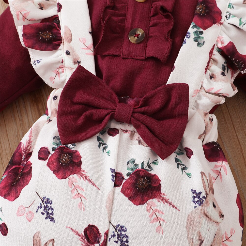 Conjunto de ropa para bebé rec - Newborn Baby Girl Romper Floral reseña y precio