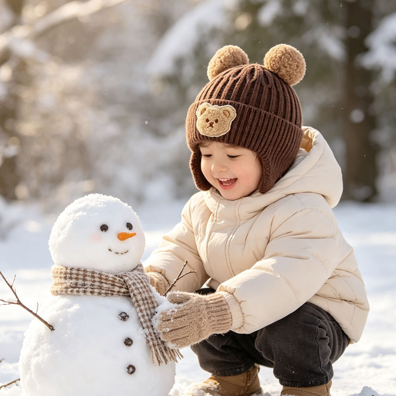 1-10PCS Gorro de Punto con Ore - Infant Beanie Hat With Ears reseña y precio