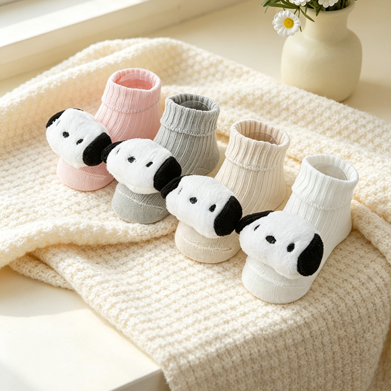 1 par de lindos calcetines inf - Unisex Baby Socks Non Slip reseña y precio