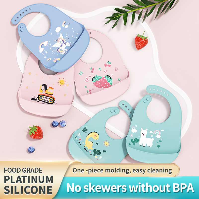 Baberos de Silicona para Bebés - Waterproof Baby Bibs Silicone reseña y precio