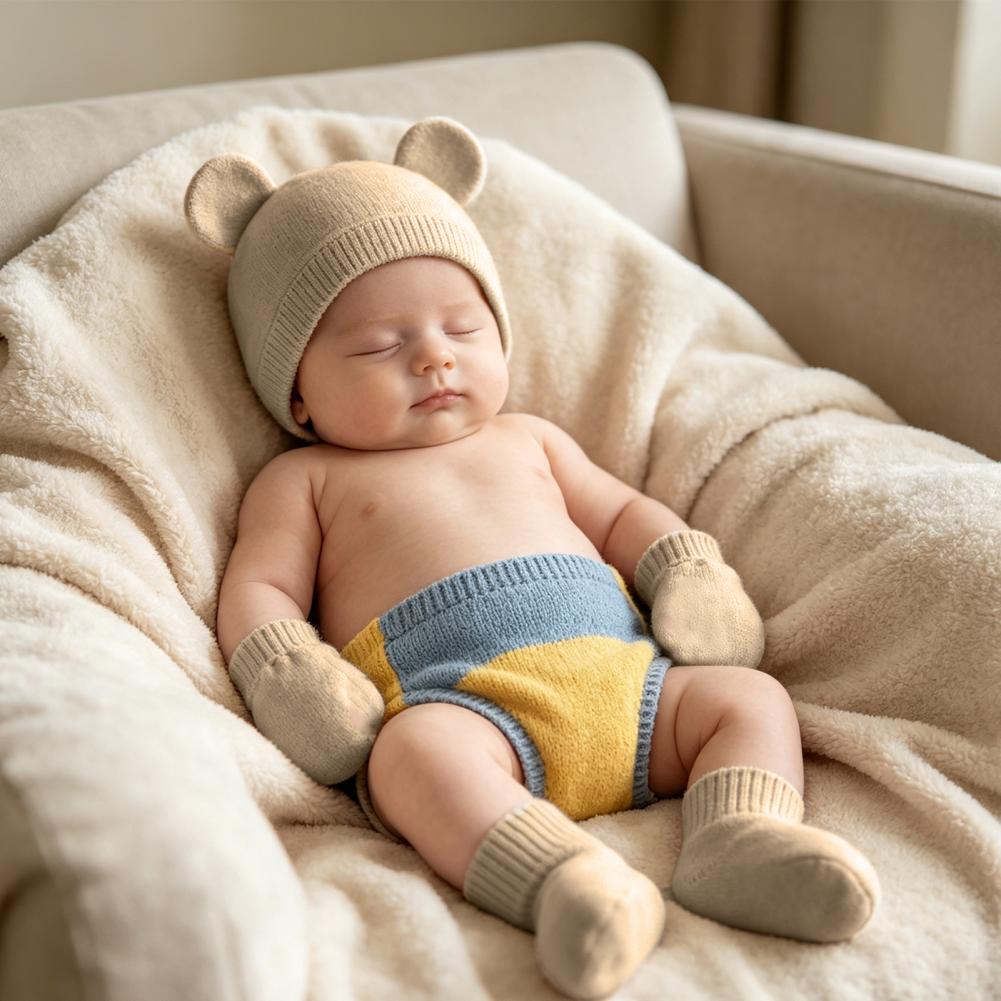 Manoplas Antiarañazos para Rec - Infant Beanie Hat With Ears reseña y precio