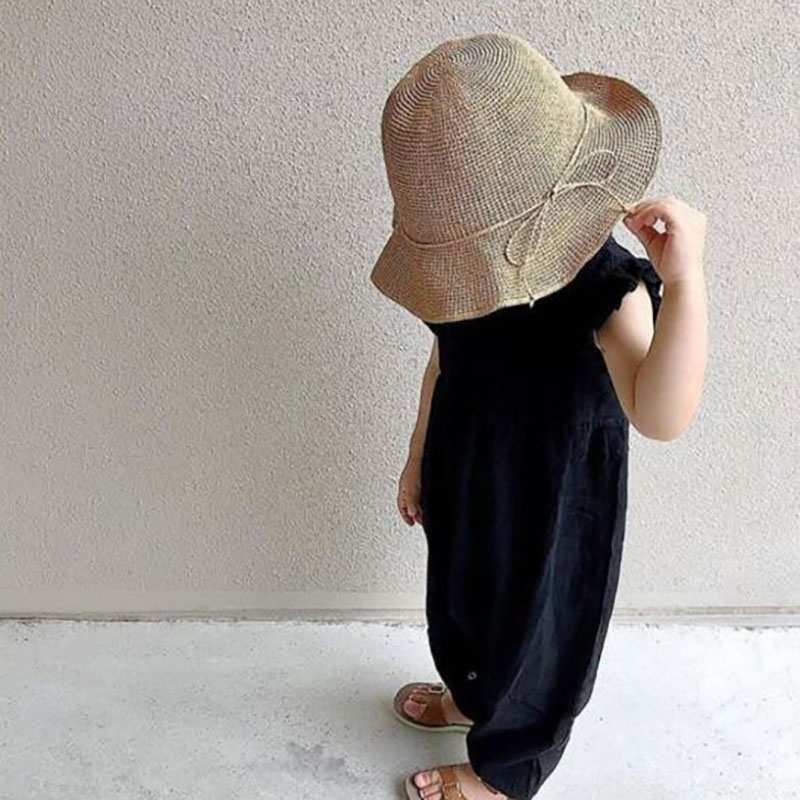 Milangel-peleles de verano par - Baby Summer Linen Sleeveless Jumpsuit reseña y precio