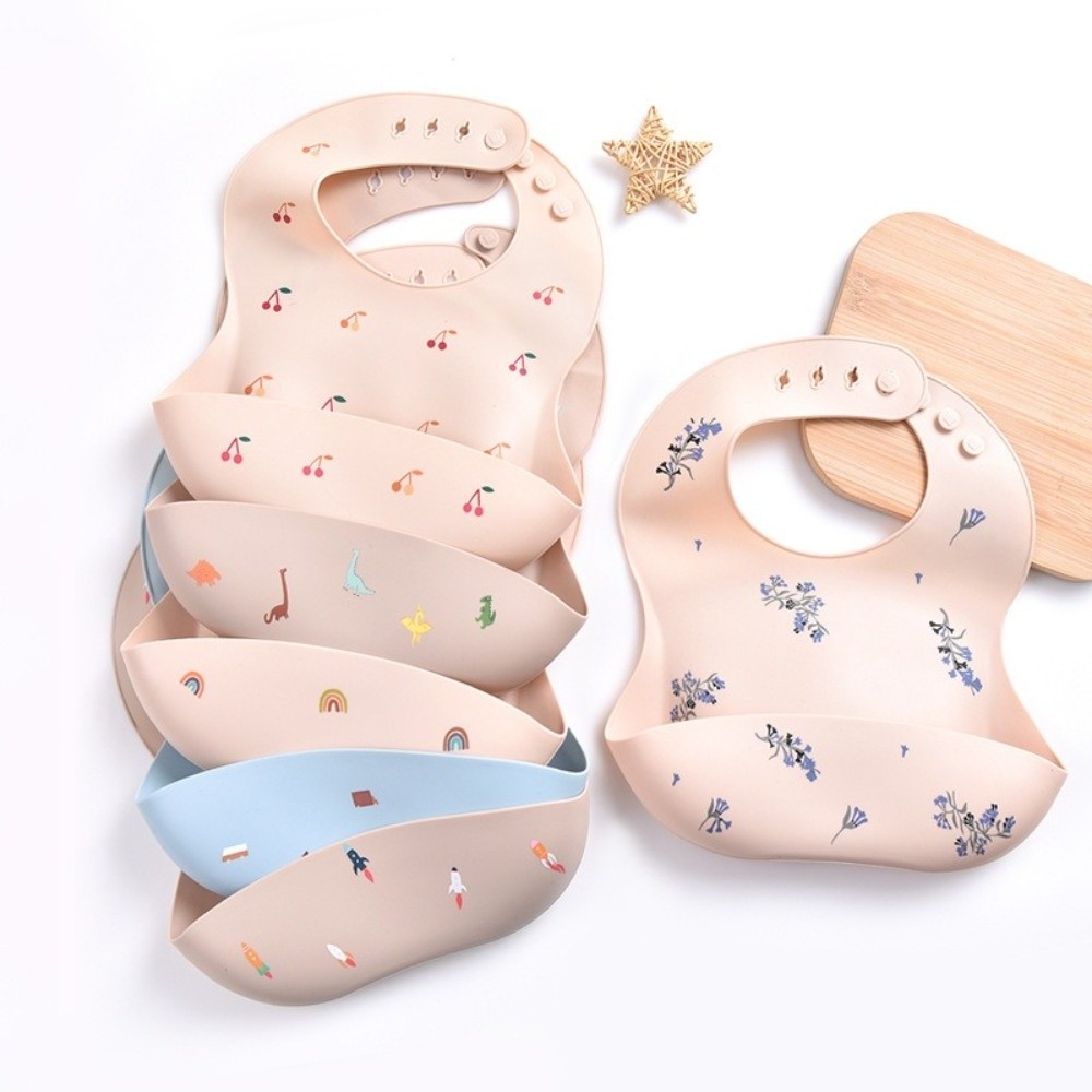 Nuevo Babero de Silicona para  - Waterproof Baby Bibs Silicone reseña y precio