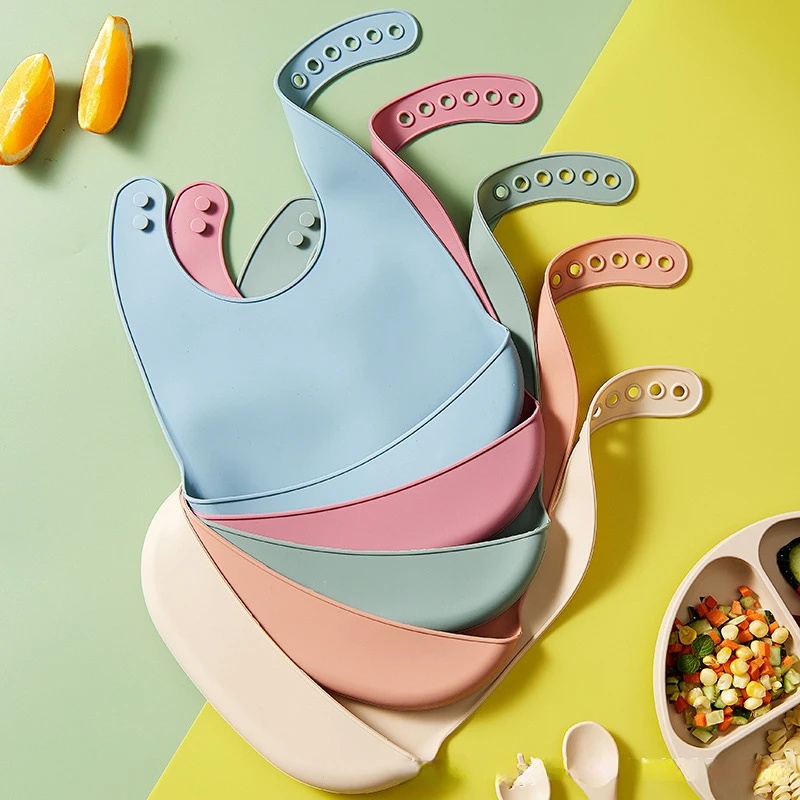 Baberos de silicona para bebé, - Waterproof Baby Bibs Silicone reseña y precio