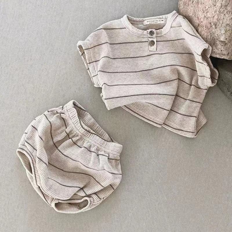 Nuevo traje de manga corta par - Baby Boy Suit Set Baptism reseña y precio