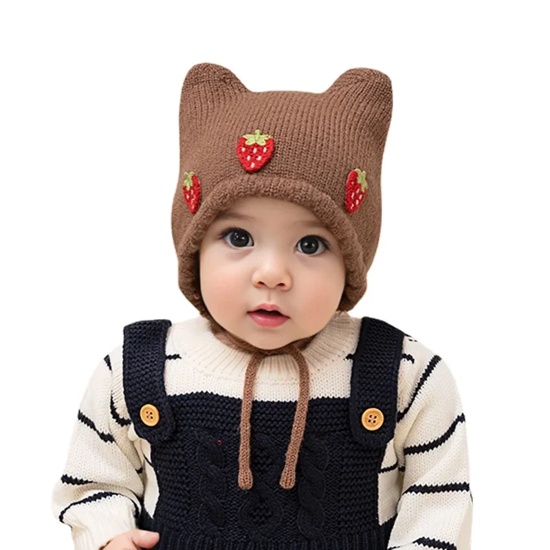 Nuevo gorro de Otoño Invierno  - Infant Beanie Hat With Ears reseña y precio
