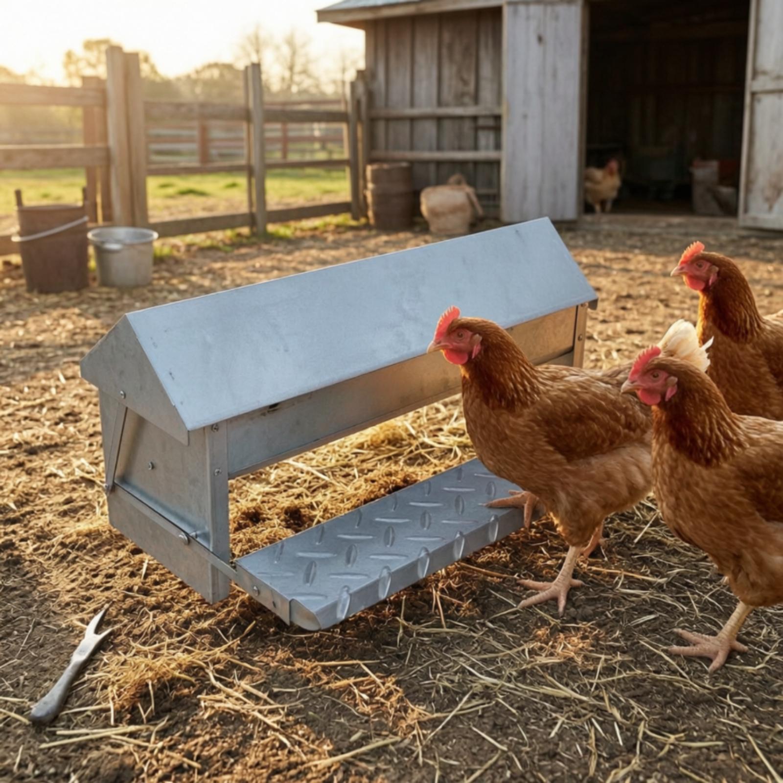 Comedero Automático para Aves  - Feeding reseña y precio