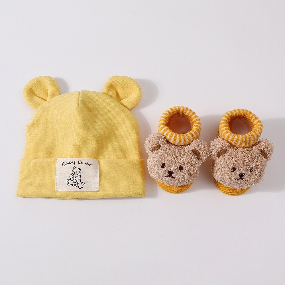 Juego de 2 Piezas de Gorro y C - Infant Beanie Hat With Ears reseña y precio