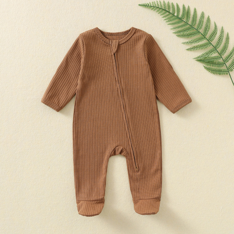 Pijama Enterizo de Bebé para O - Cotton Baby Onesies Zipper reseña y precio