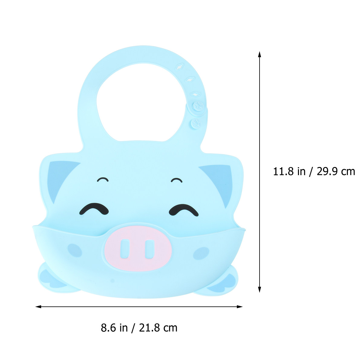 1 Pieza de Babero Impermeable  - Waterproof Baby Bibs Silicone reseña y precio