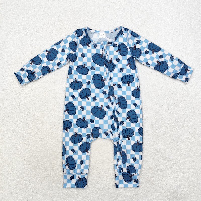 8,21 Bamboo Fly Blue calabaza  - Cotton Baby Onesies Zipper reseña y precio