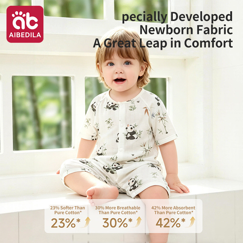 AIBEDILA Mono de manga corta d - Baby Clothes reseña y precio