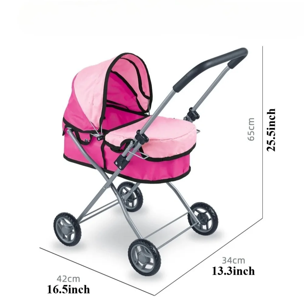 Cochecito de muñeca para niños - Lightweight Foldable Baby Stroller Compact reseña y precio