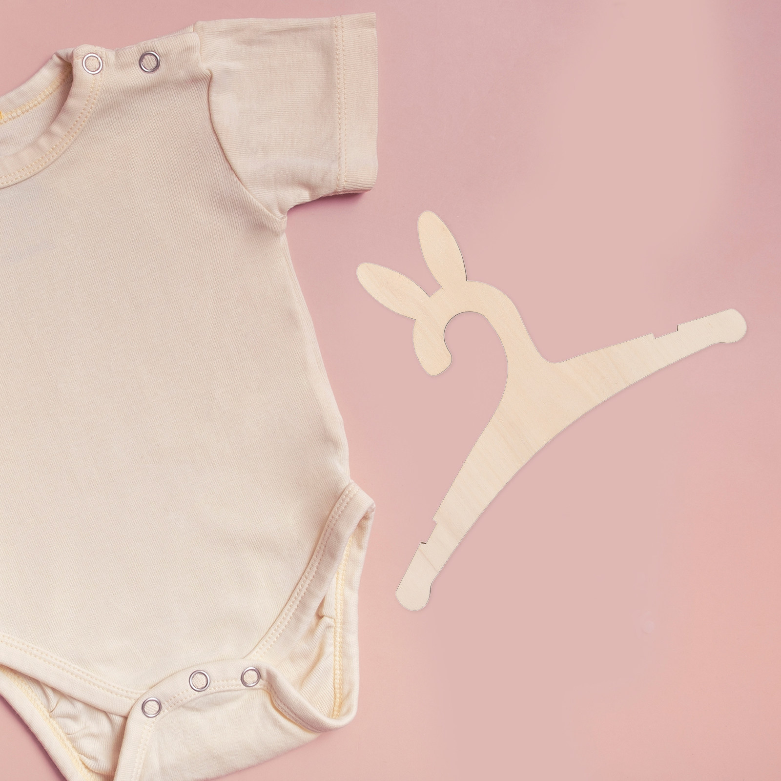 5 Piezas de Perchas de Madera  - Baby Clothes reseña y precio