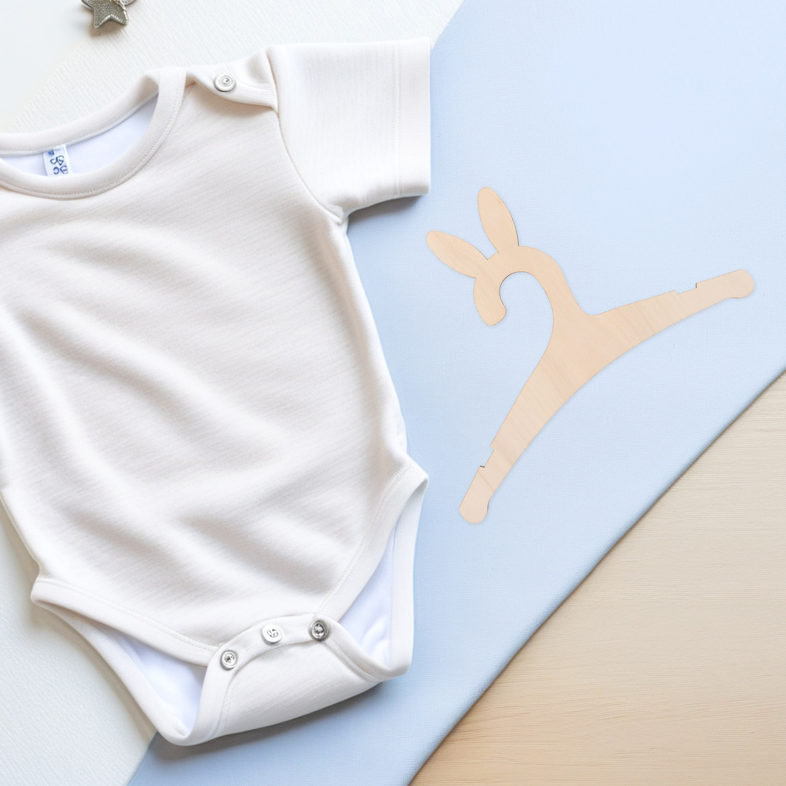 5 Piezas de Perchas de Madera  - Baby Clothes reseña y precio